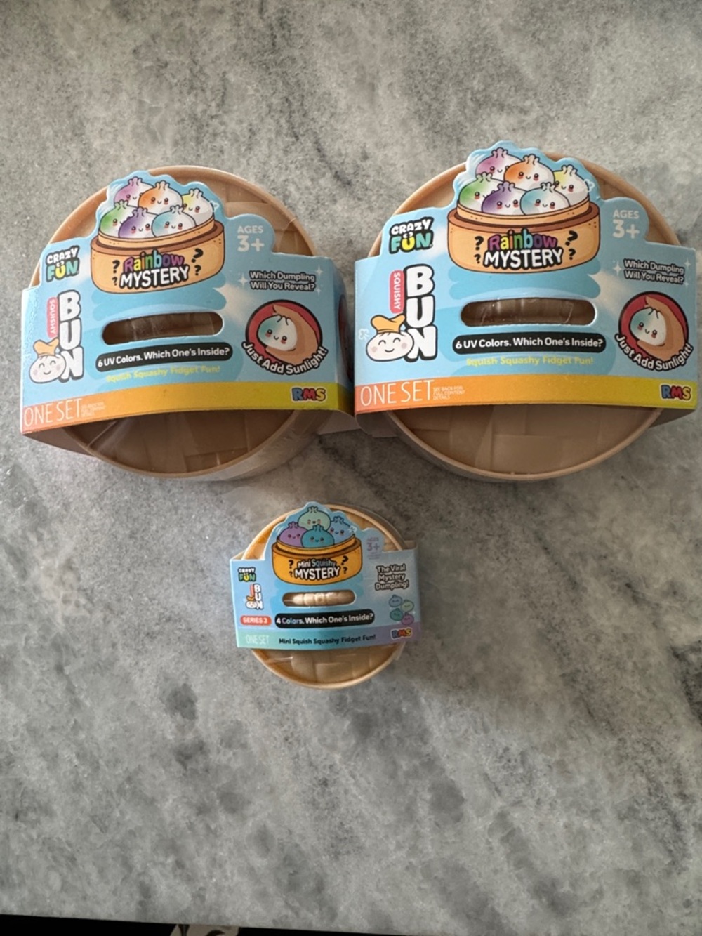 Rainbow Mystery Bun - Assorted Pastel Colors